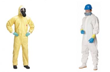 Pracovní oděvy vhodné pro chemický průmysl